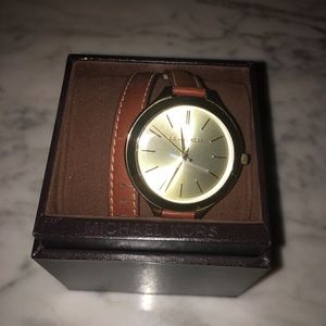 Michael Kors Leather Watch